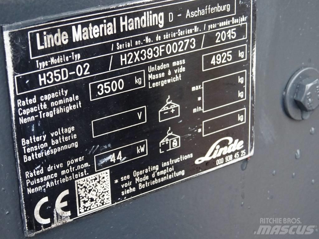Linde H35D-02 Stivuitor diesel