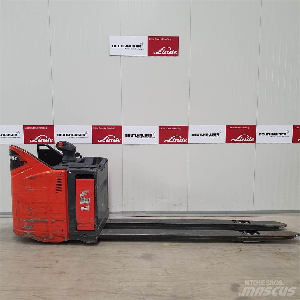 Linde T20SP-lang Transpaleta manuala