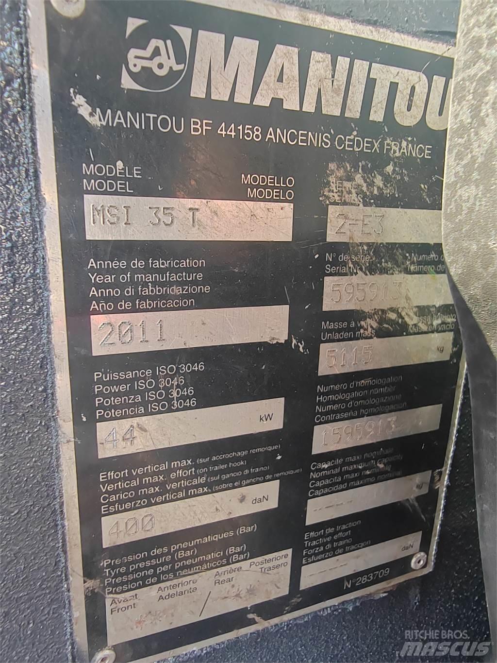 Manitou MSI35T Masini de teren dificil