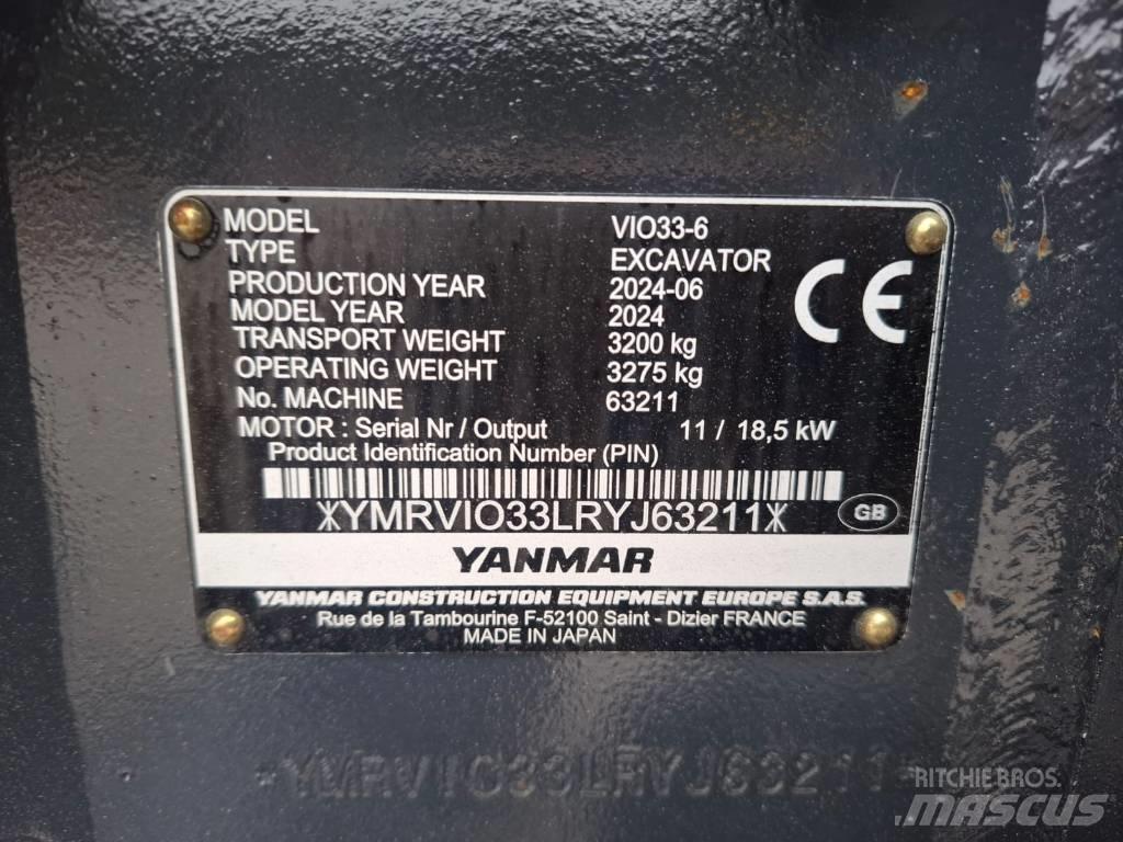 Yanmar Vio 33-6 Mini excavatoare < 7t