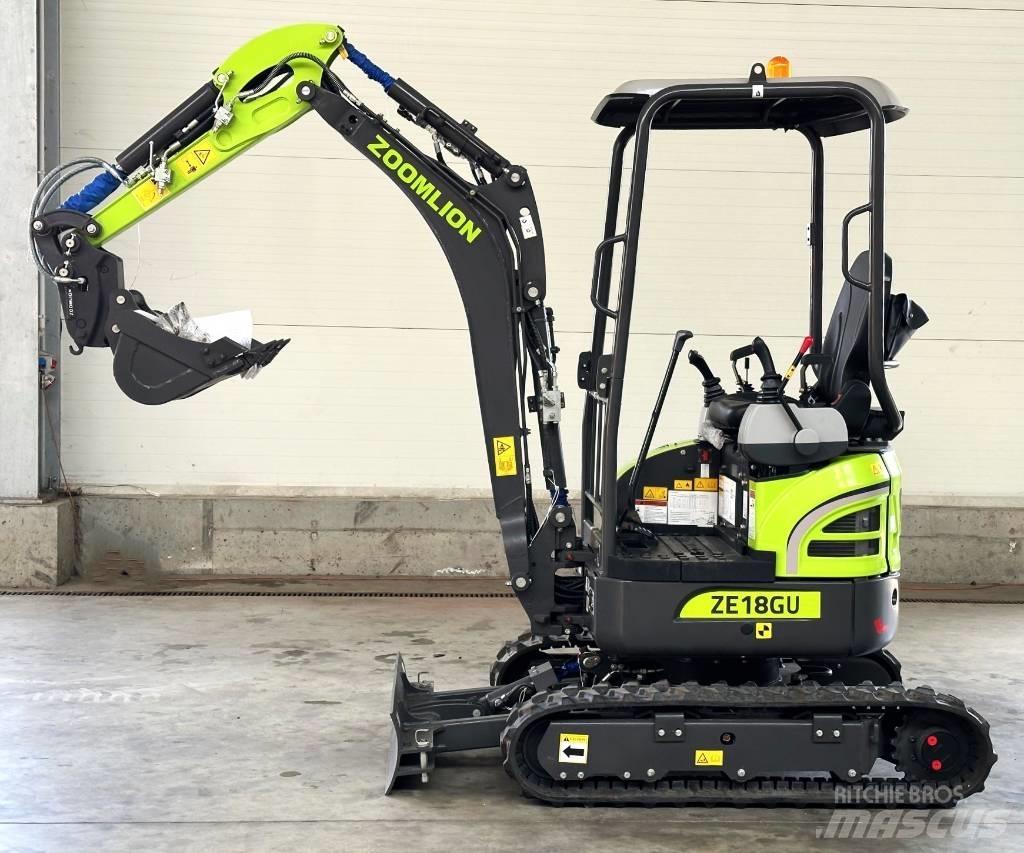 Zoomlion ZE18GU Mini excavatoare < 7t