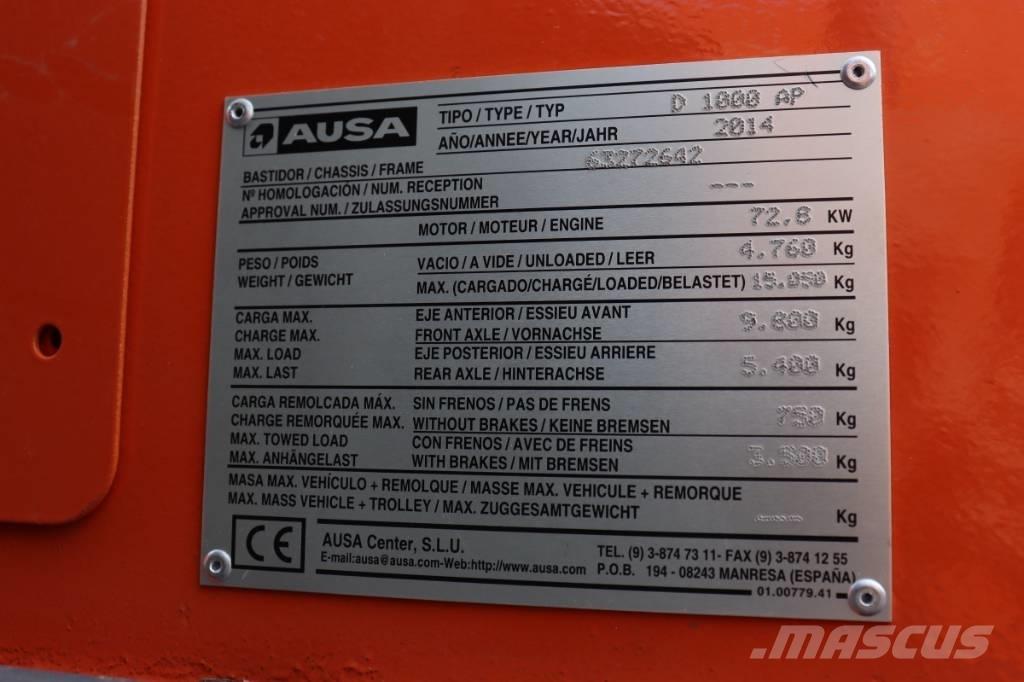 Ausa D 1000 AP Minitractor de teren