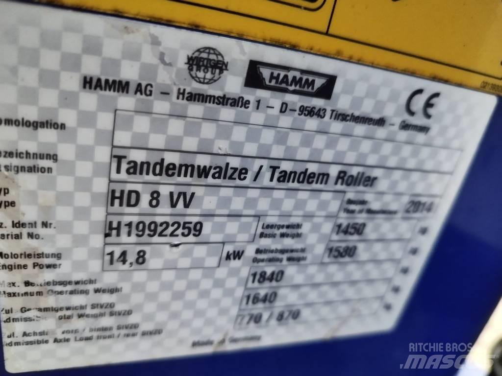 Hamm HD 8 VV Cilindri compactori dubli