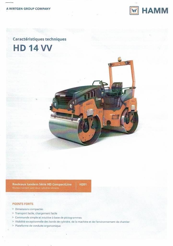 Hamm HD 14 VV Cilindri compactori dubli