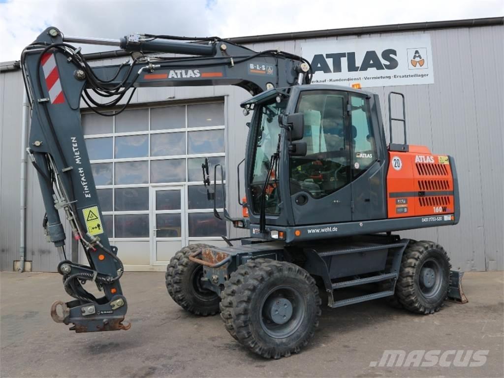 Atlas 160W-BLUE Excavatoare cu roti