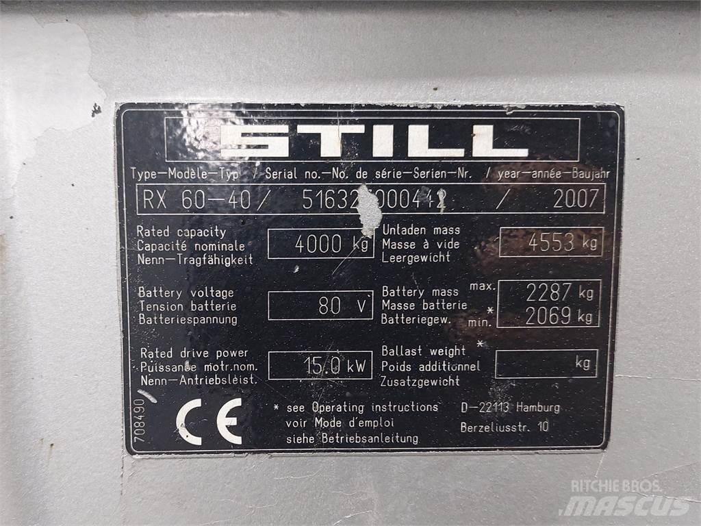 Still RX60 40 Stivuitor electric