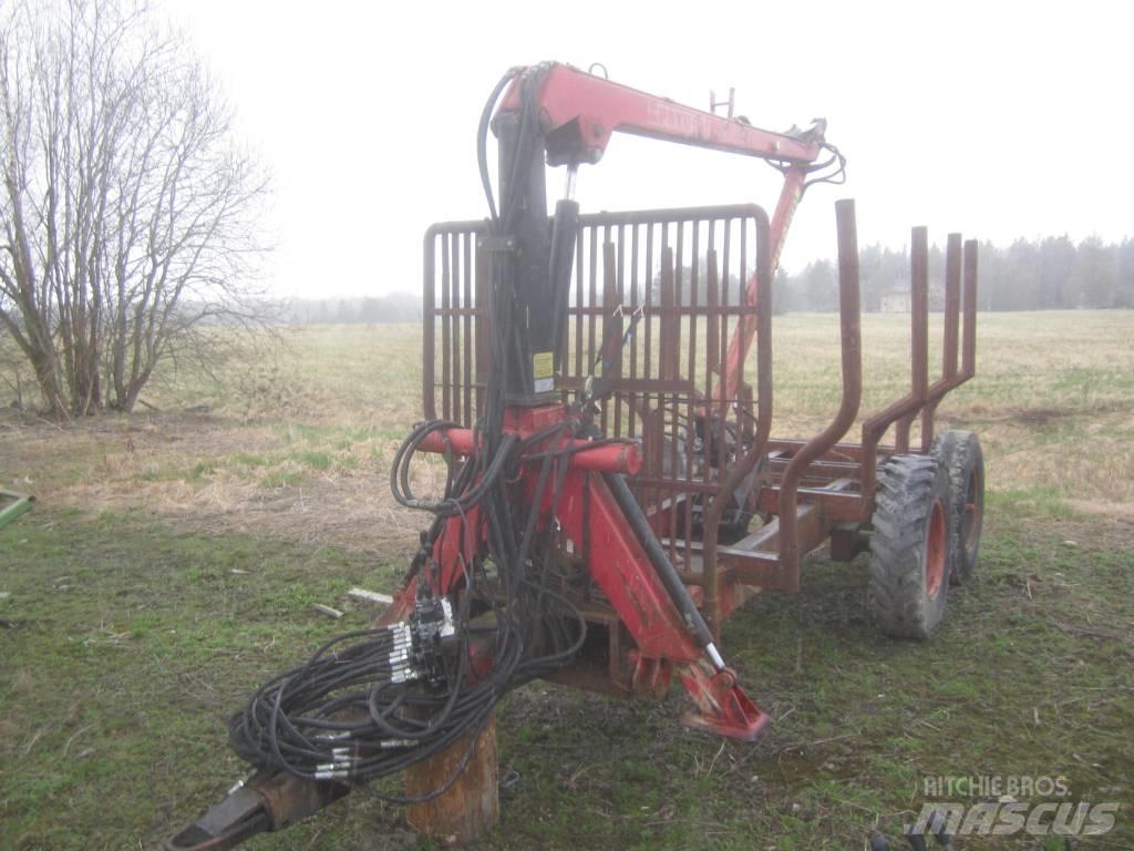 Patu 500 + Metsäkärry Remorci forestiere