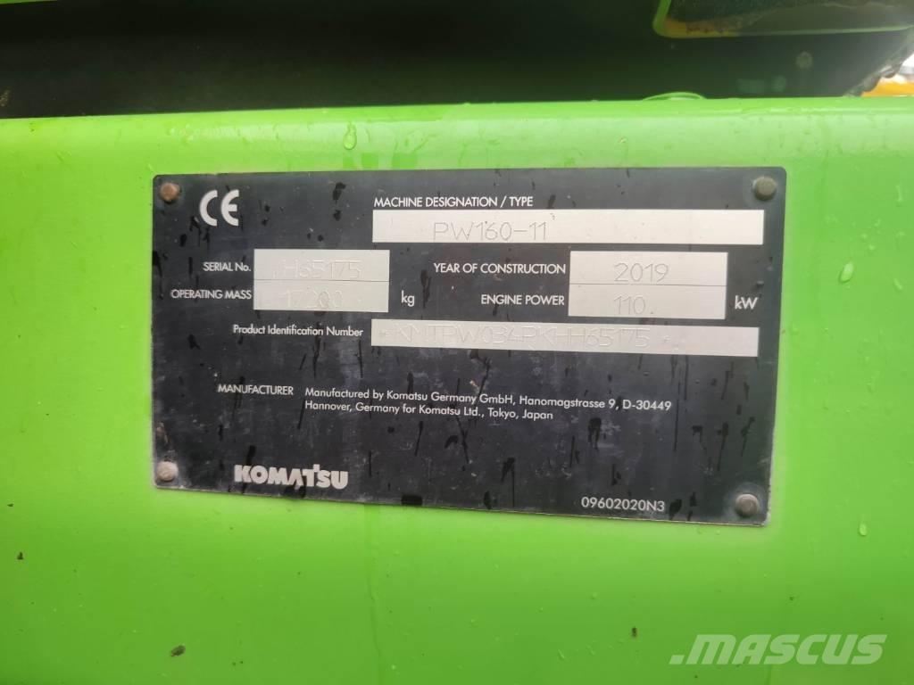 Komatsu PW 160-11 Excavatoare cu roti