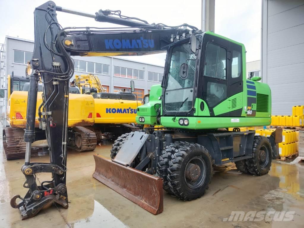 Komatsu PW 160-11 Excavatoare cu roti