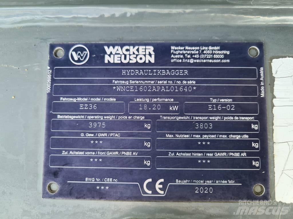 Wacker Neuson EZ36 Excavatoare pe șenile
