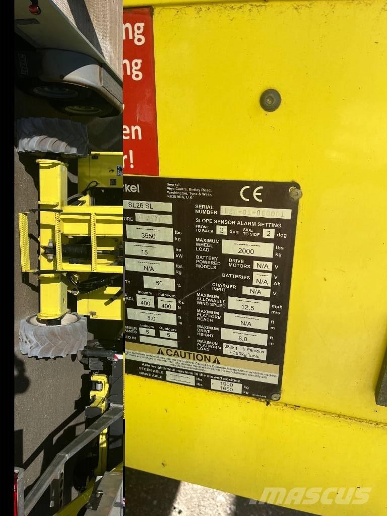 Snorkel SL 26 SL Platforme foarfeca