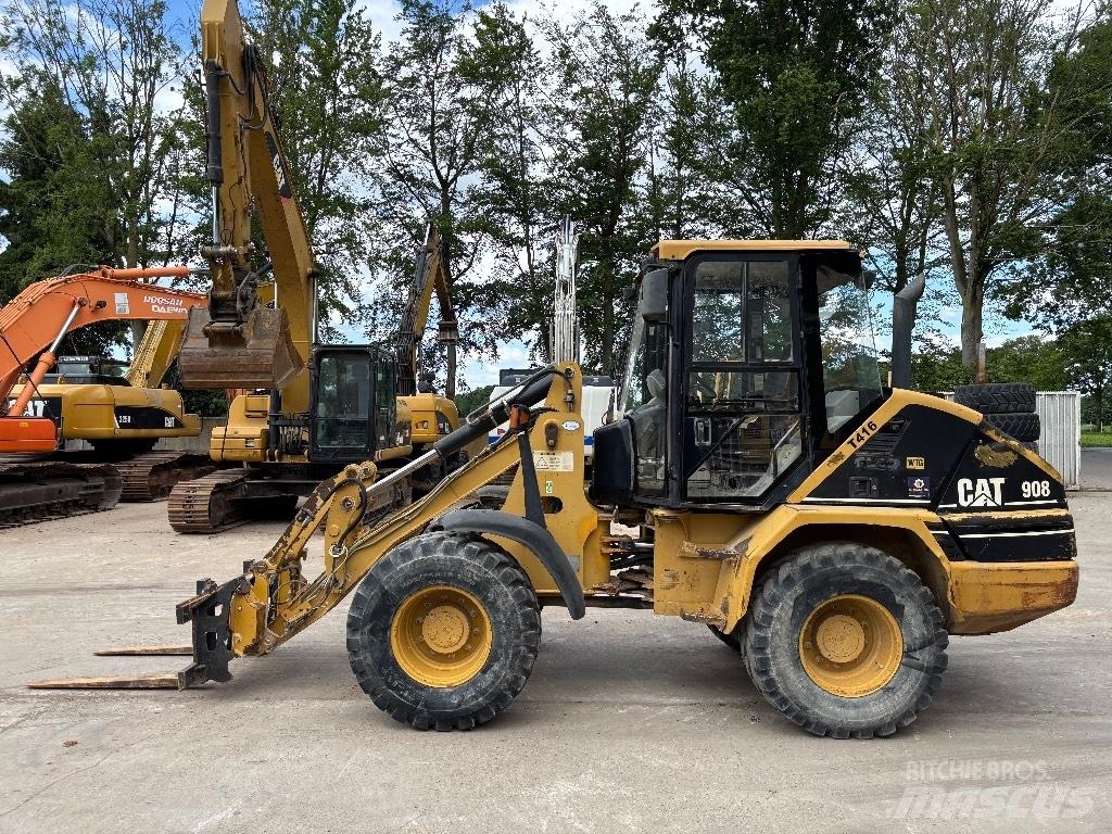 CAT 908 Incarcator pe pneuri