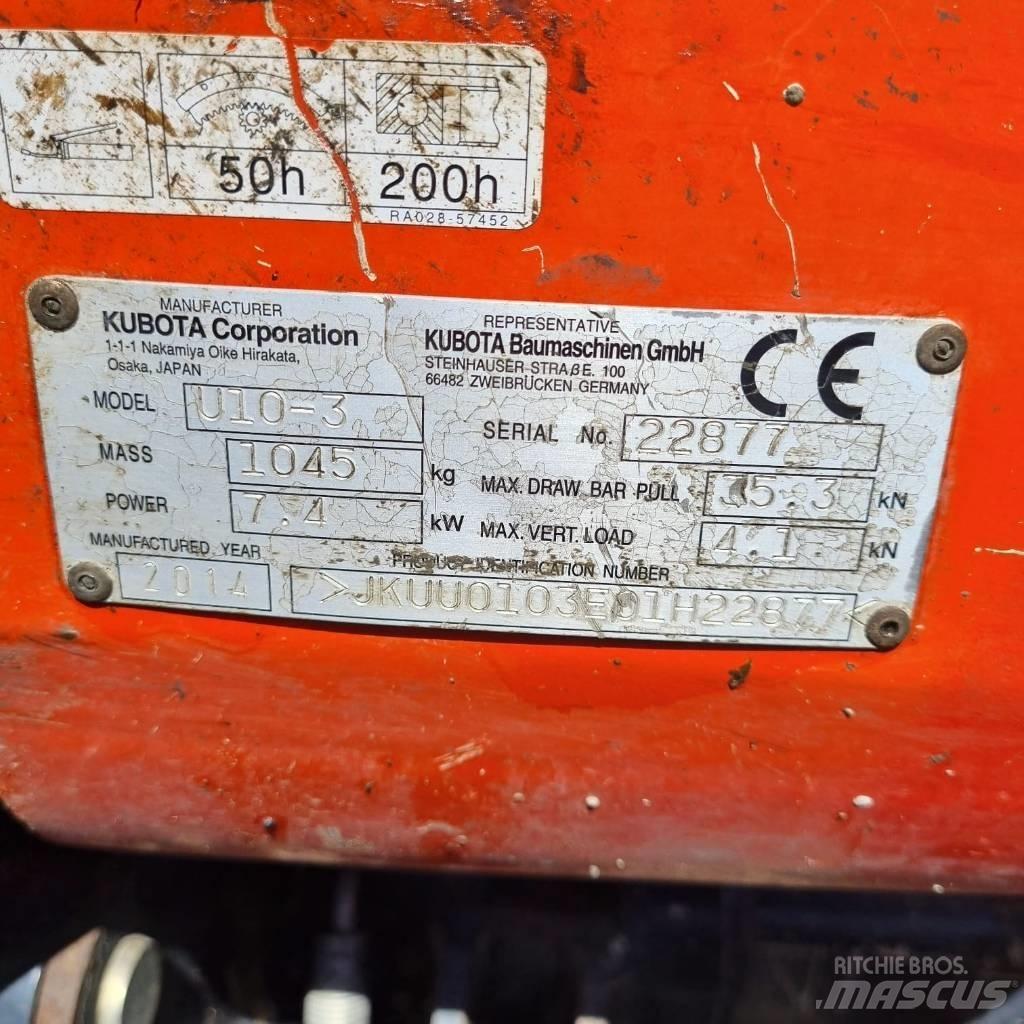 Kubota U 10-3a Mini excavatoare < 7t