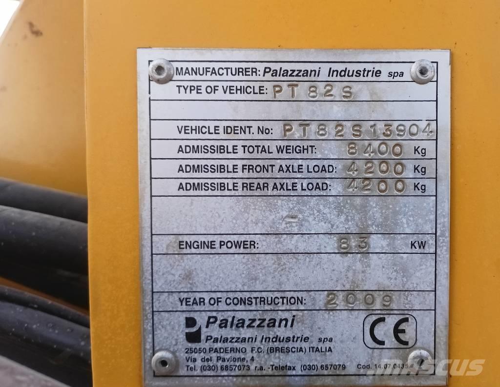 Palazzani PT82 Încărcătoare pe roți telescopice