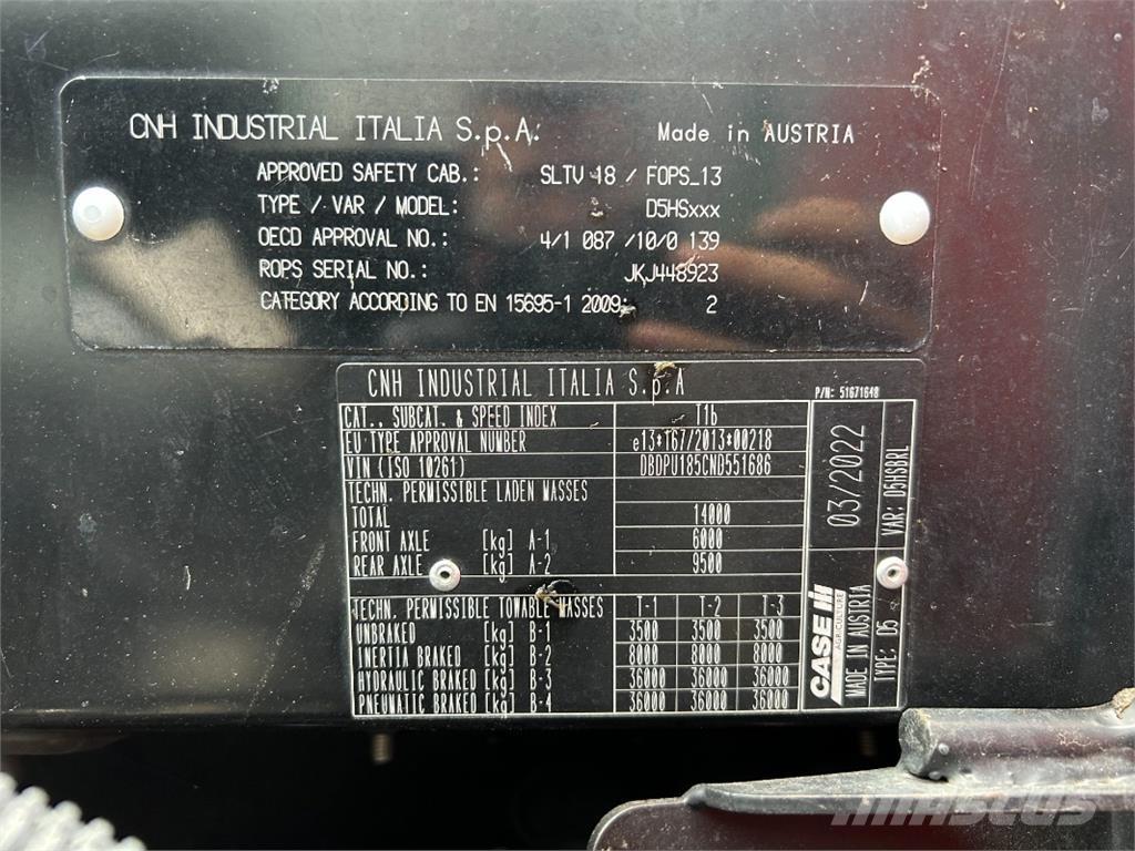 CASE Puma 185 CVX Tractoare