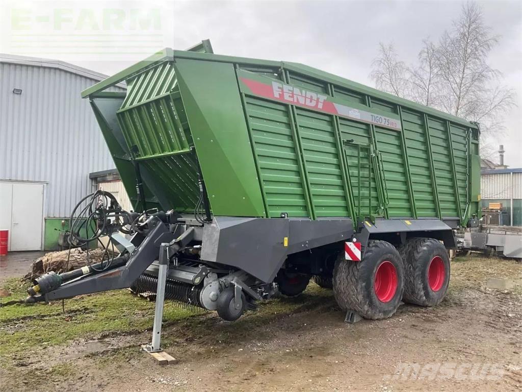 Fendt tigo 75 vr Alte semi-remorci