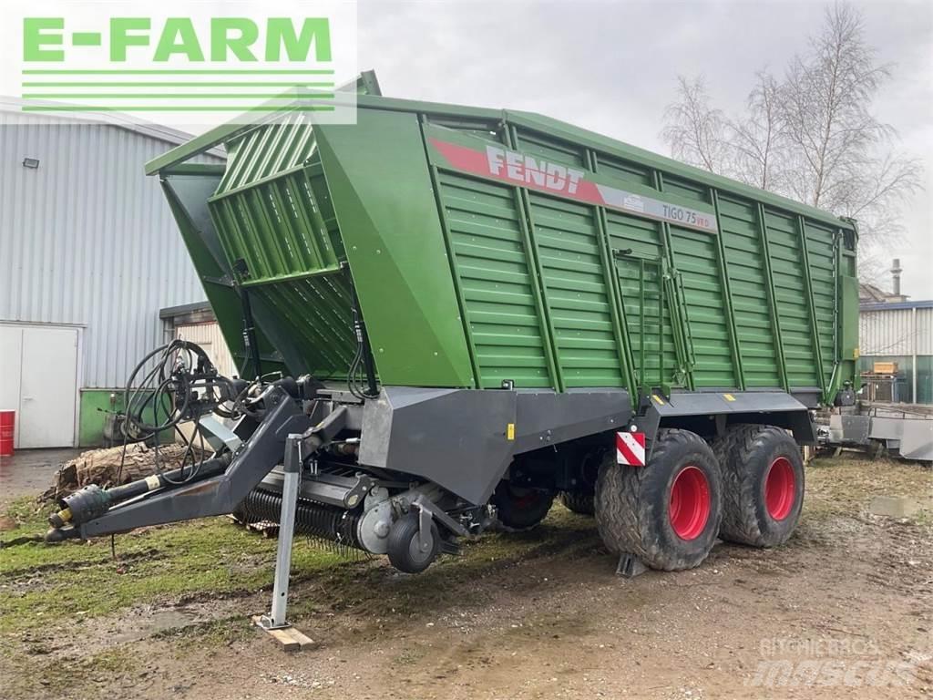 Fendt tigo 75 vr Alte semi-remorci
