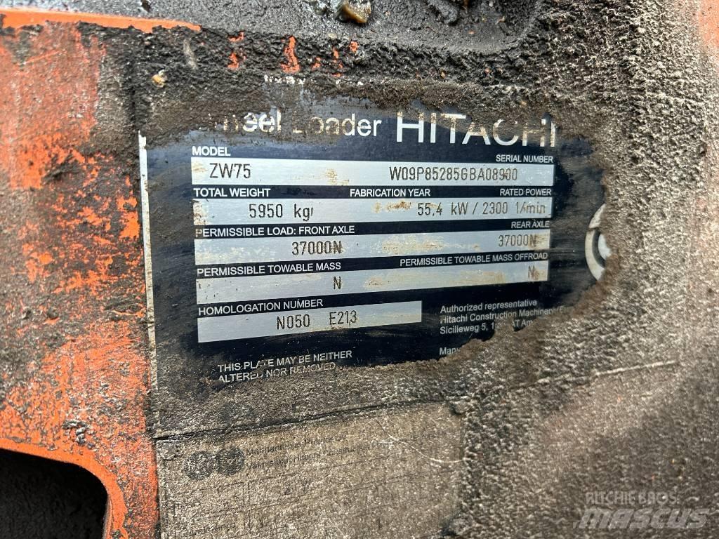 Hitachi ZW 75 Incarcator pe pneuri