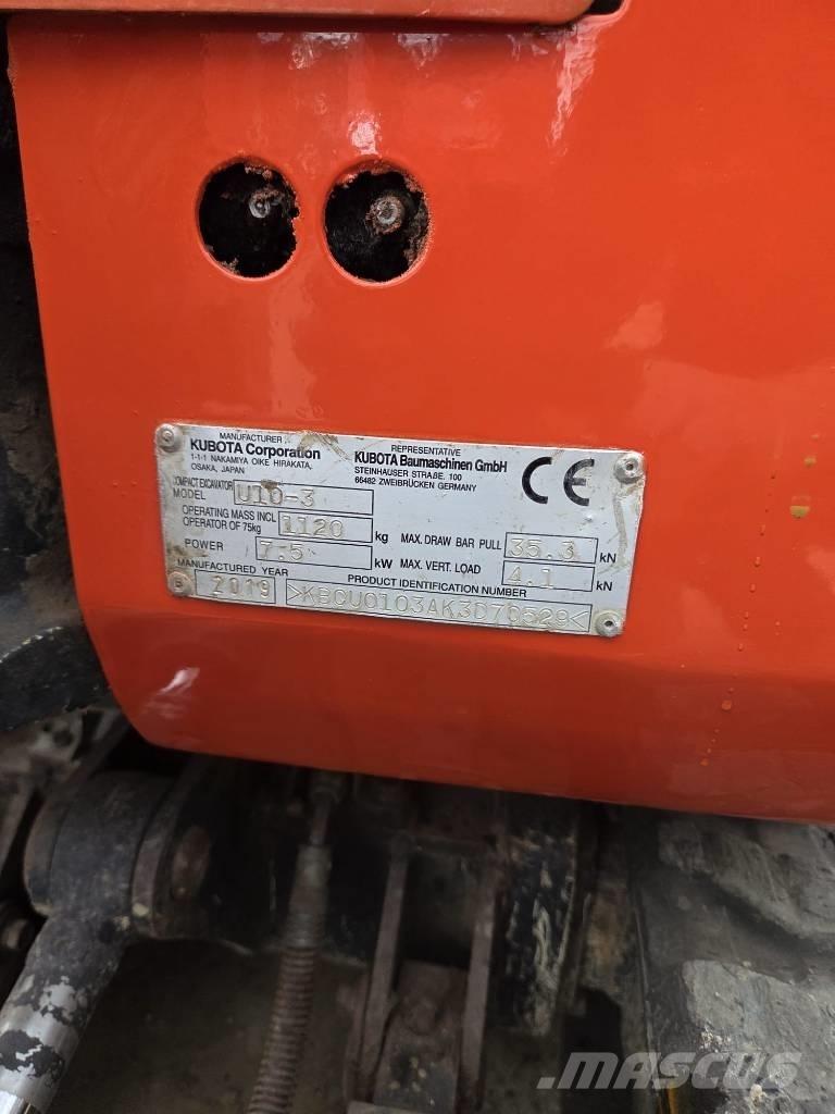 Kubota U 10-3 Mini excavatoare < 7t