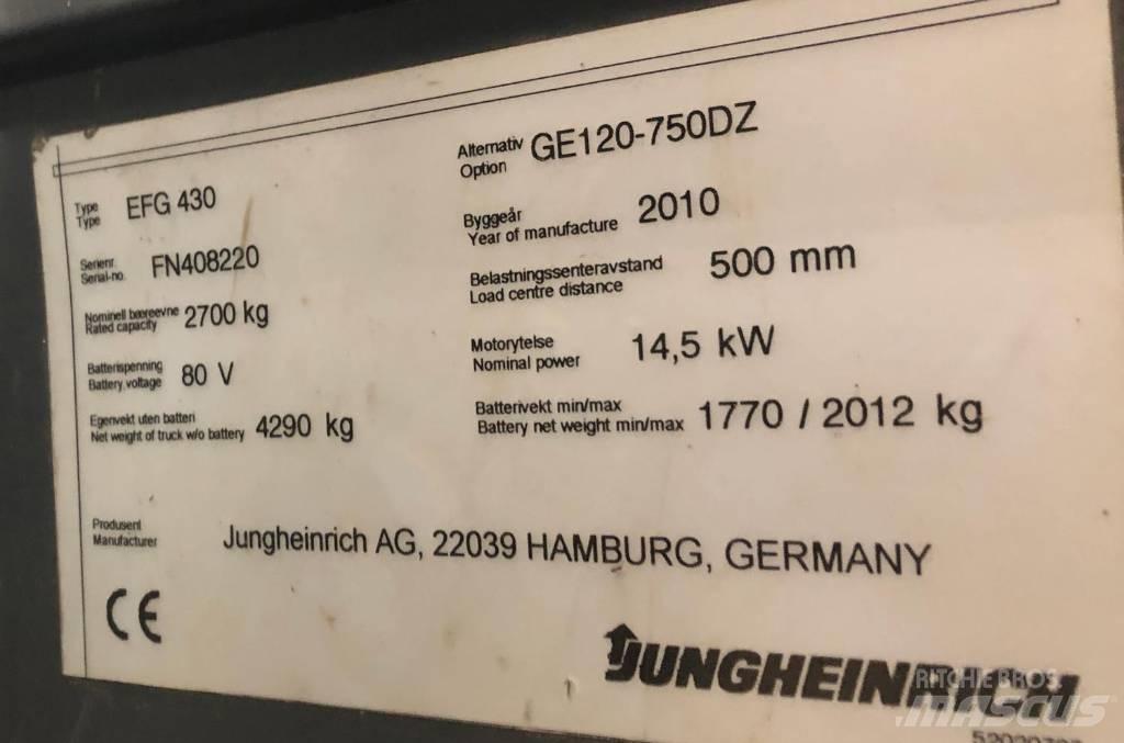 Jungheinrich EFG430 Stivuitor electric