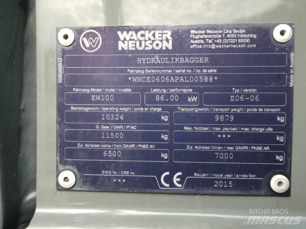 Wacker Neuson EW 100 Excavatoare cu roti