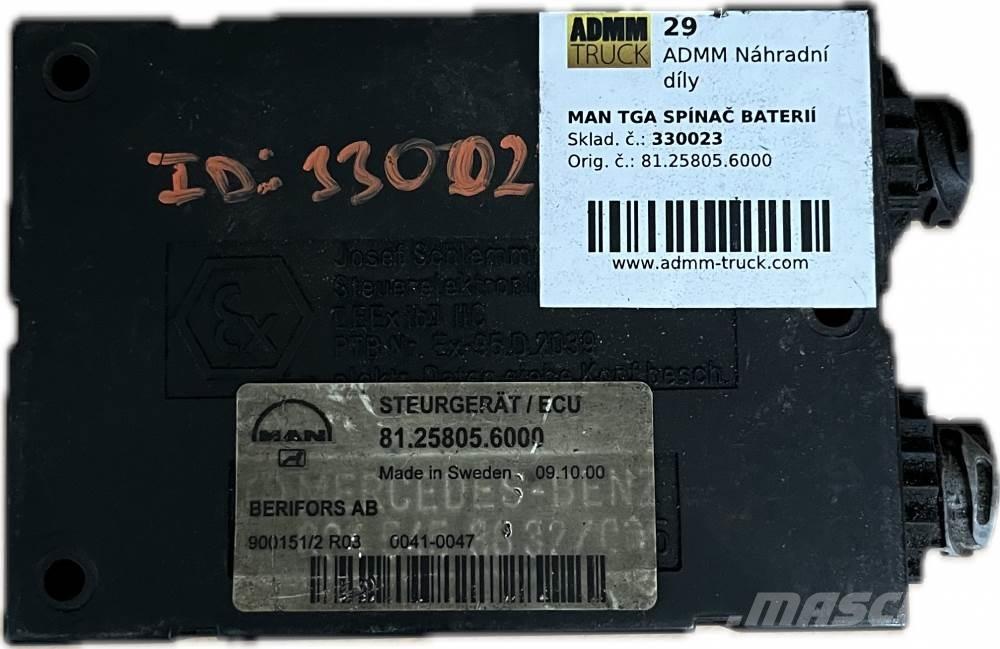 MAN TGA SPÍNAČ BATERIÍ Transport - Altele