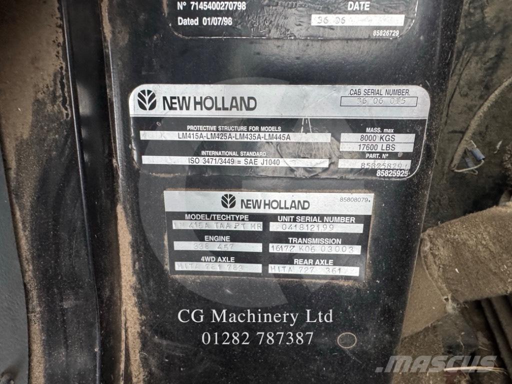 New Holland LM 415 A Manipulatoare agricole