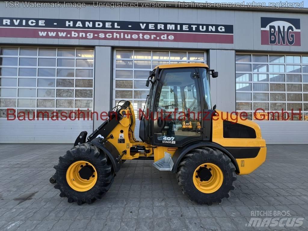 JCB 407 -werkneu- Incarcator pe pneuri
