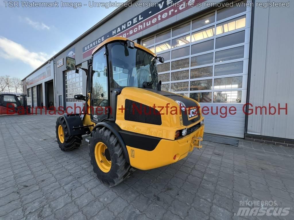 JCB 407 -werkneu- Incarcator pe pneuri
