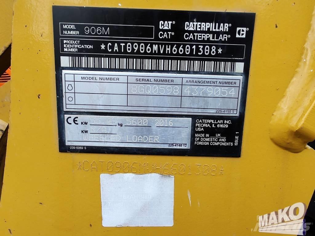 CAT 906 Incarcator pe pneuri