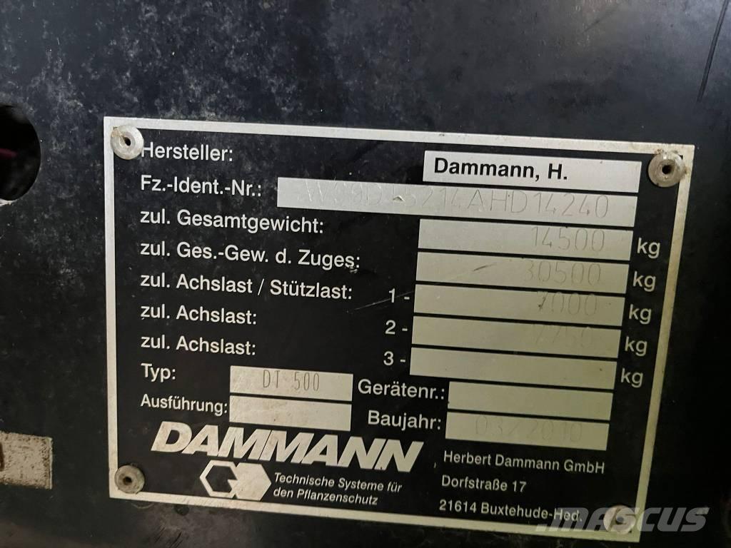 Dammann DT 500 Pulverizatoare autopropulsate