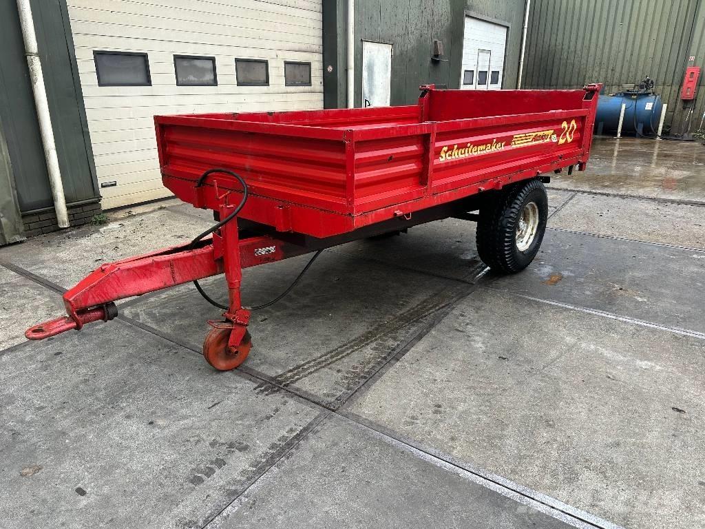  Kiepwagen 4 ton Remorci rabatabile