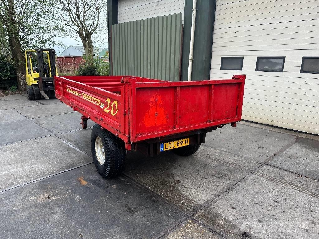  Kiepwagen 4 ton Remorci rabatabile