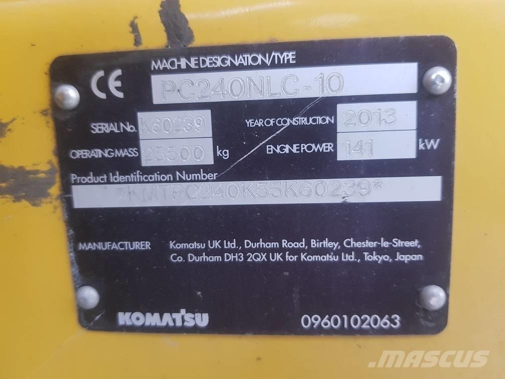 Komatsu PC240NLC-10 Excavatoare pe șenile
