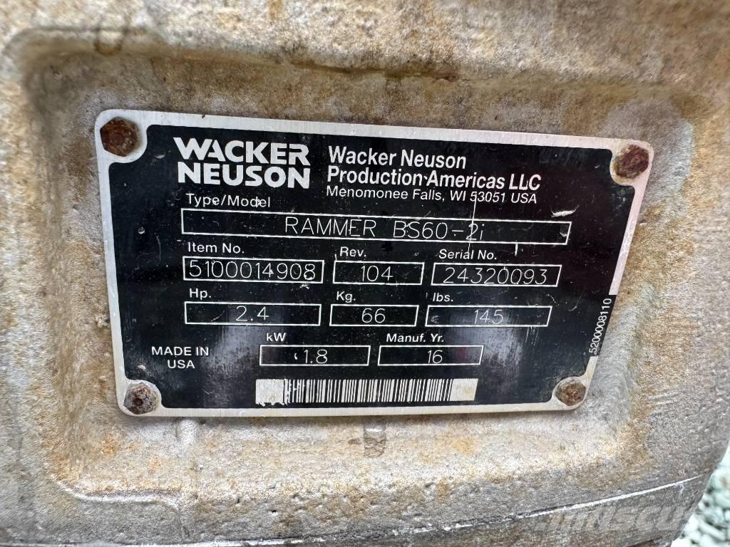 Wacker Neuson BS60-2 Compactor