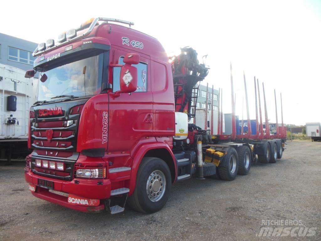 Scania R 450 Camion pentru lemne