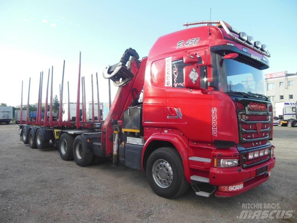 Scania R 450 Camion pentru lemne