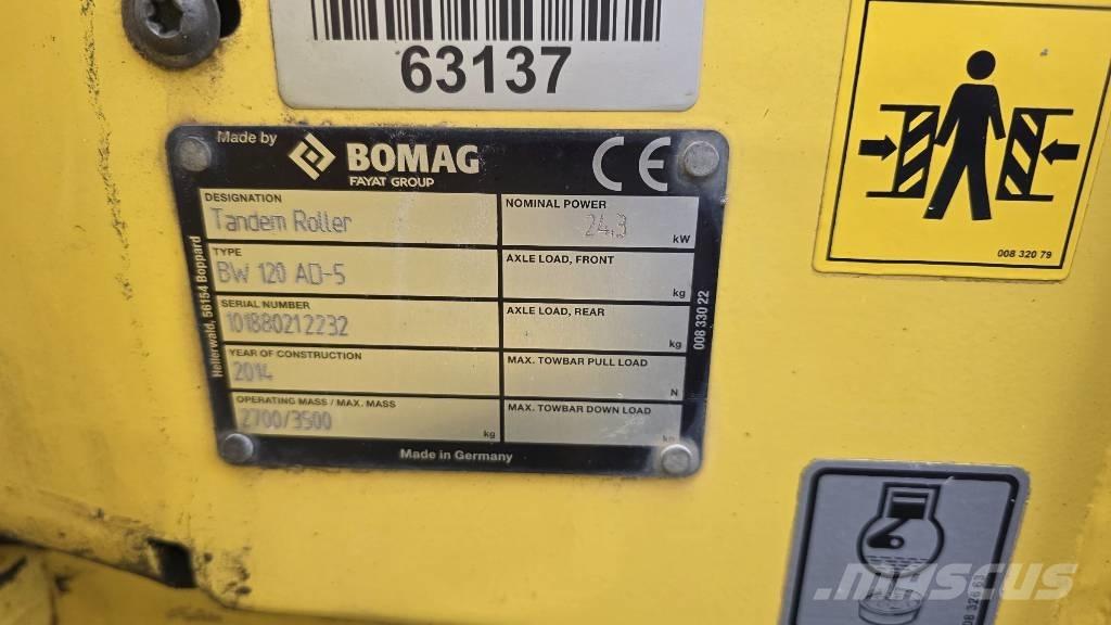 Bomag BW120-5 Cilindri compactori dubli
