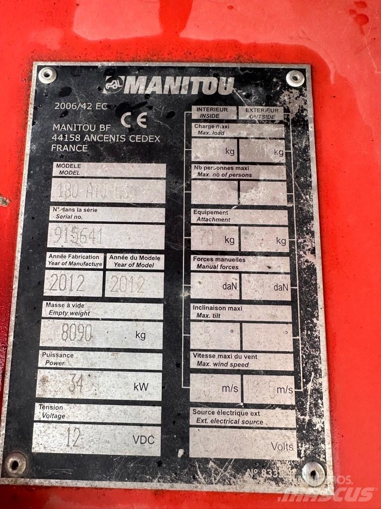 Manitou ATJ180 Nacele cu brat articulat