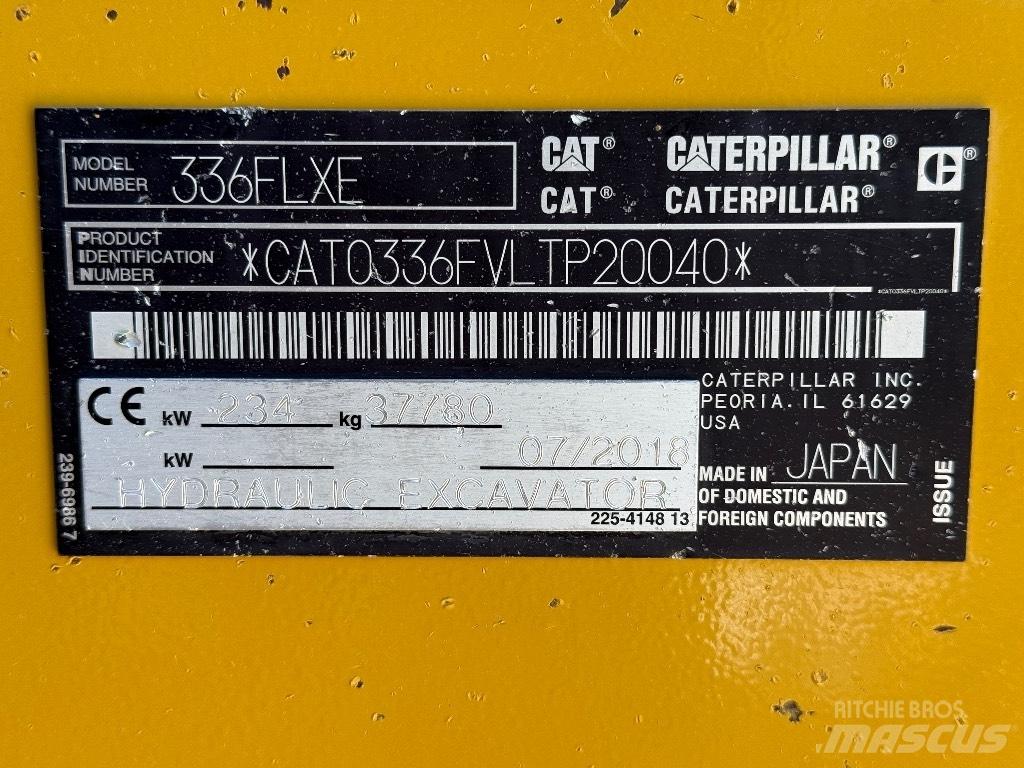 CAT 336 FL Excavatoare pe șenile
