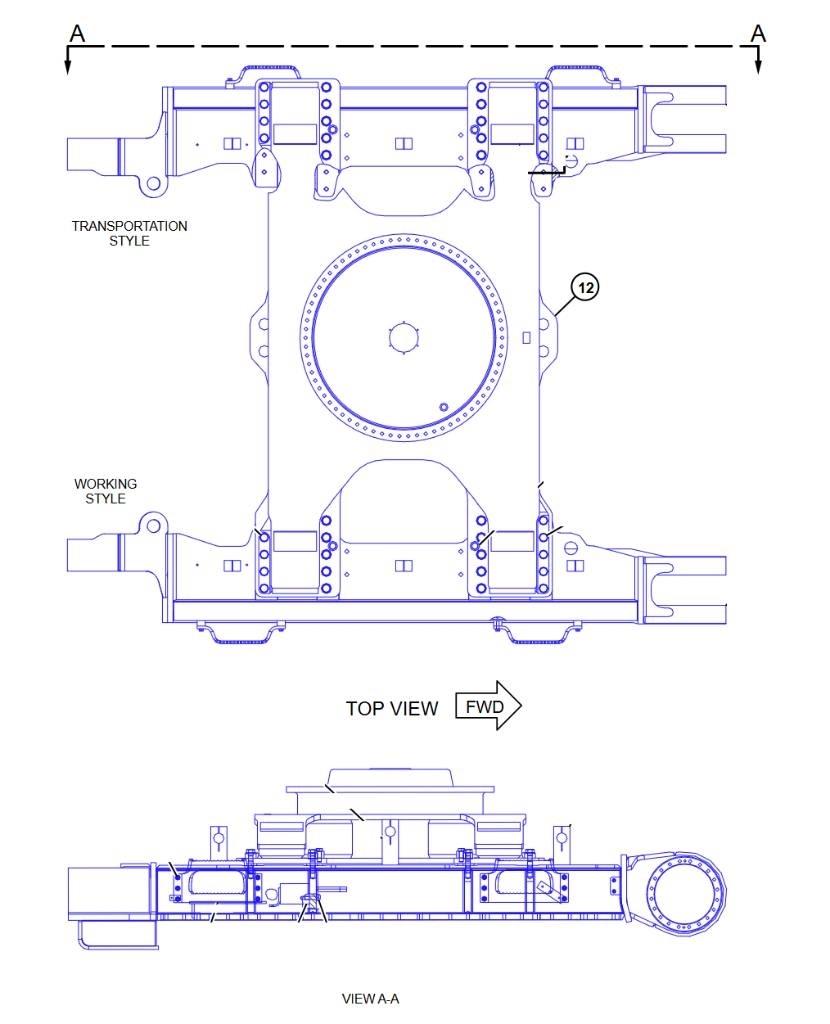 CAT 352 F Sasiuri si suspensii