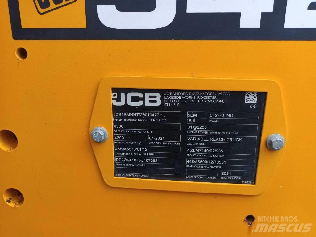JCB 542-70 IND Încărcătoare pe roți telescopice