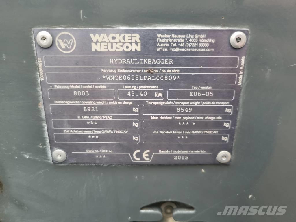 Wacker Neuson 8003 Excavatoare 7t - 12t