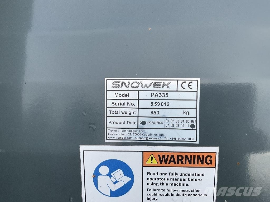 Snowek PA335 Lame pentru dezapezire si pluguri