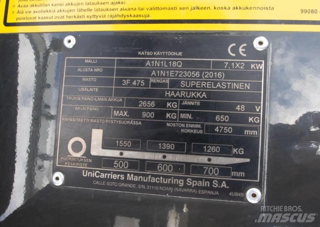 UniCarriers A1N1L18Q Stivuitor electric