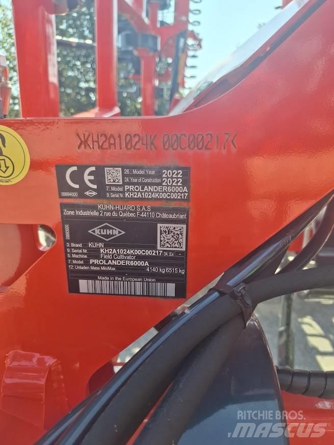 Kuhn Prolander 6000 Cultivatoare