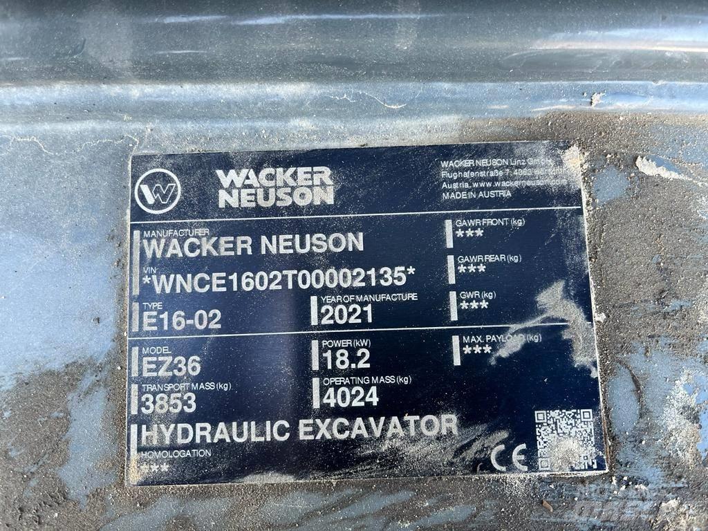 Wacker Neuson EZ 36 Mini excavatoare < 7t