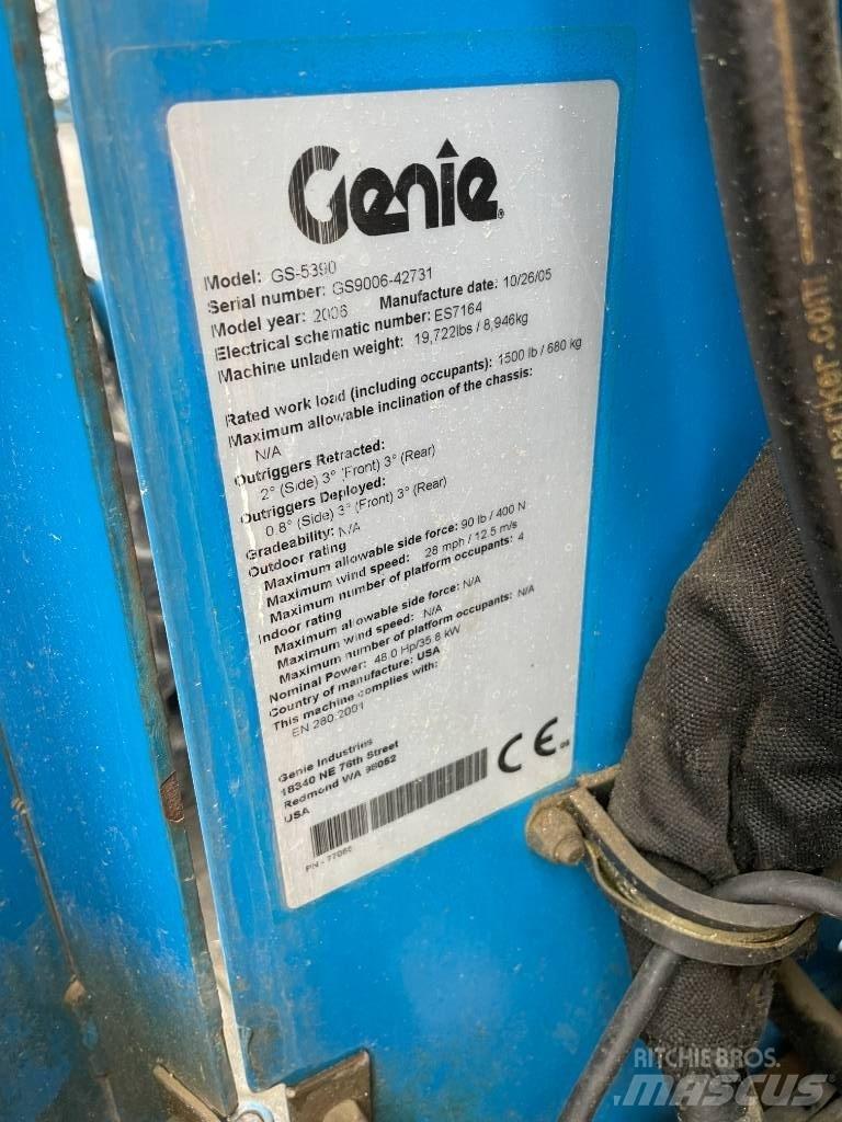 Genie GS 5390 RT Platforme foarfeca