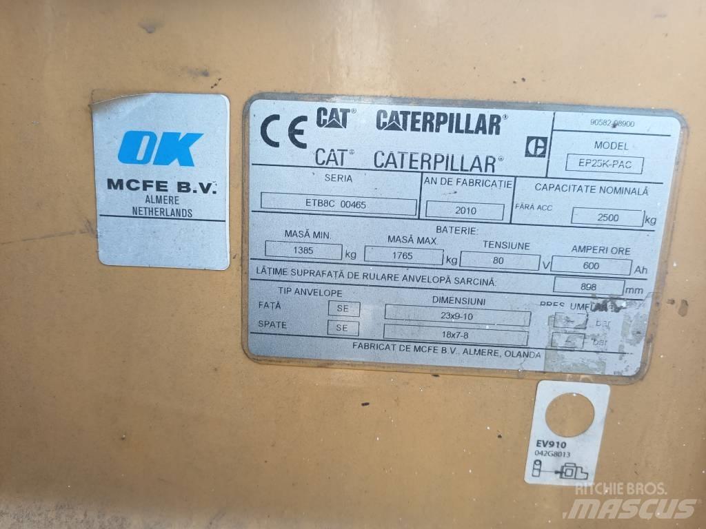 CAT EP 25 K PAC Stivuitor electric