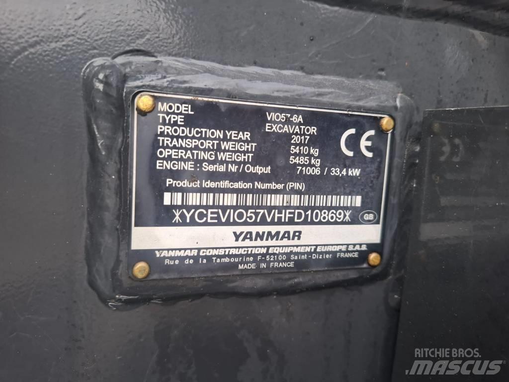 Yanmar Vio 57-6A Mini excavatoare < 7t